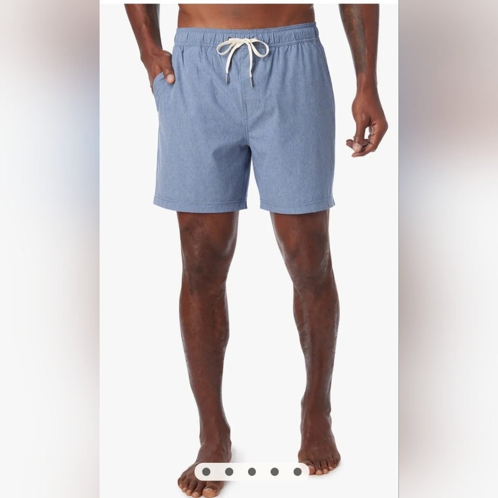 Fair Harbor NWOT Men's Blue Swim Shorts Sz M